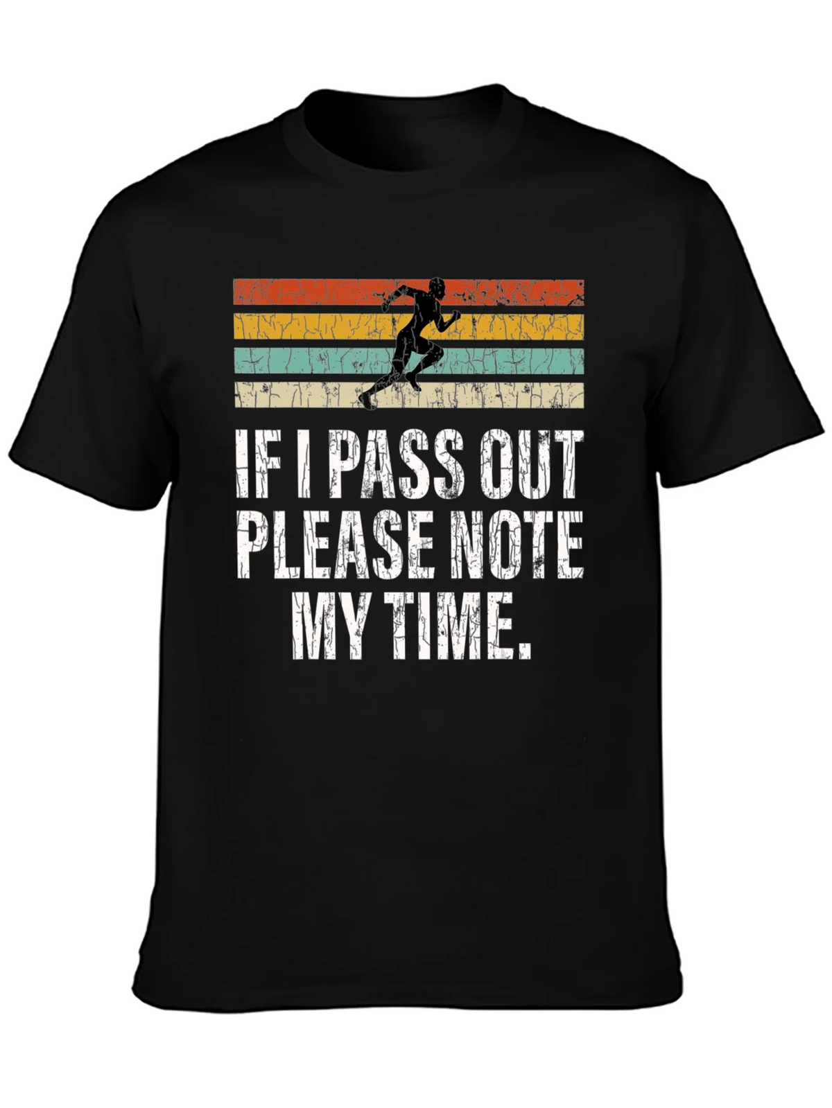Funny Runners Tee: If I Pass Out Note My Time product image 3