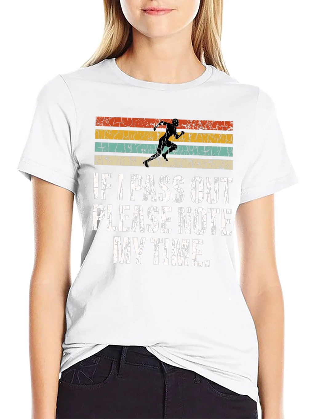 Funny Runners Tee: If I Pass Out Note My Time product image 8
