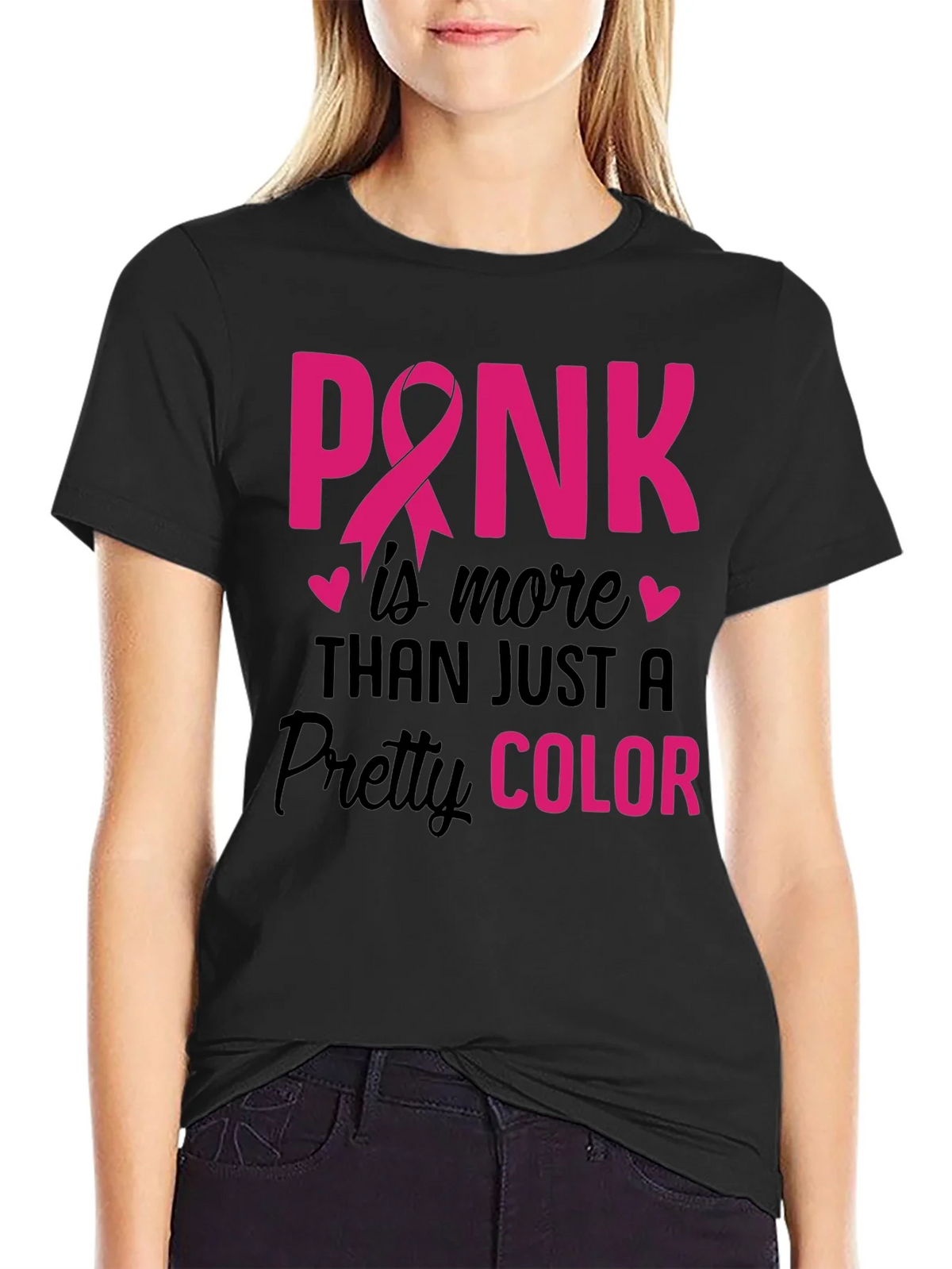 Pink Awareness T-Shirt - More Than Just a Color! product image 2