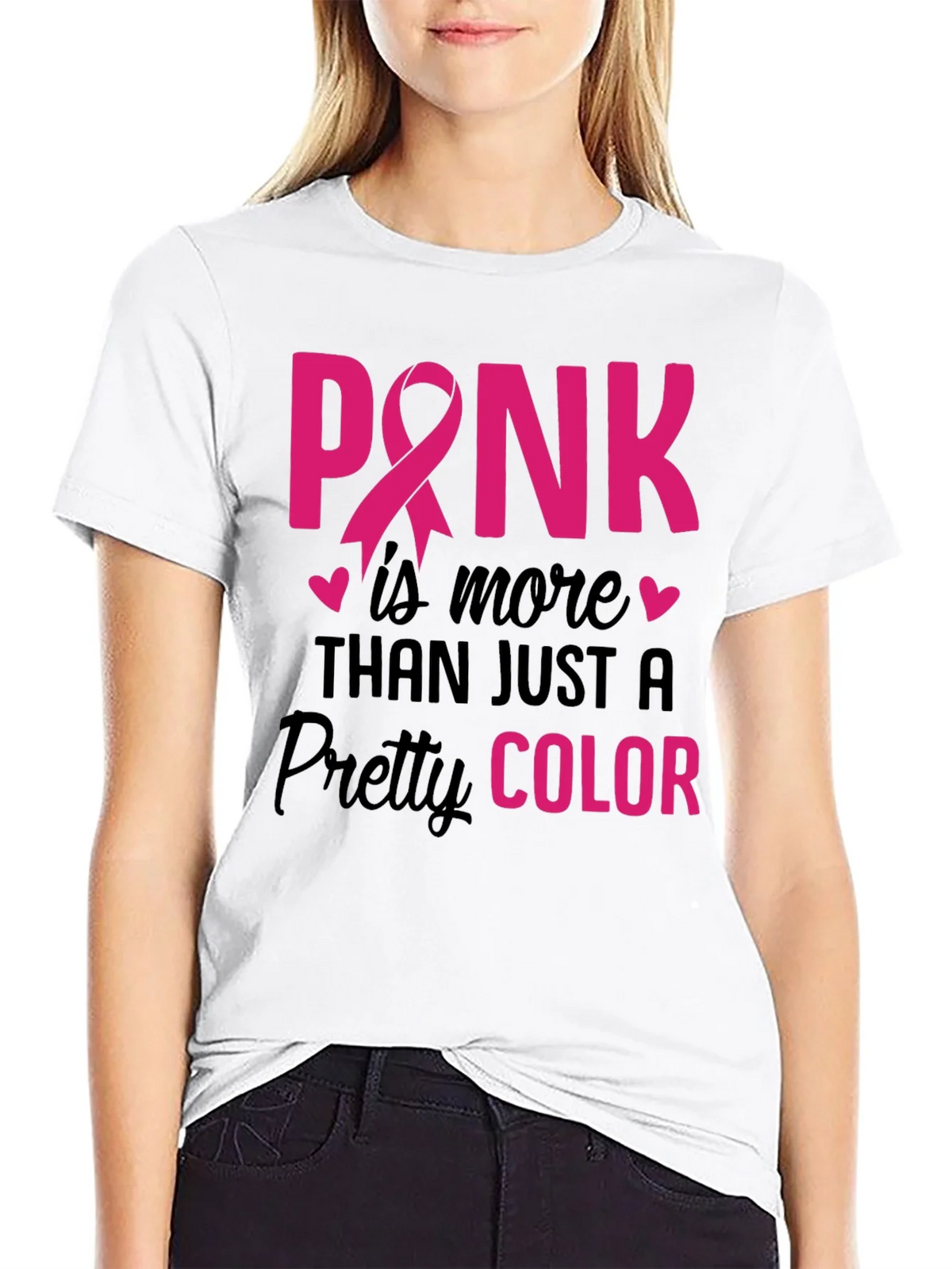 Pink Awareness T-Shirt - More Than Just a Color! product image 8