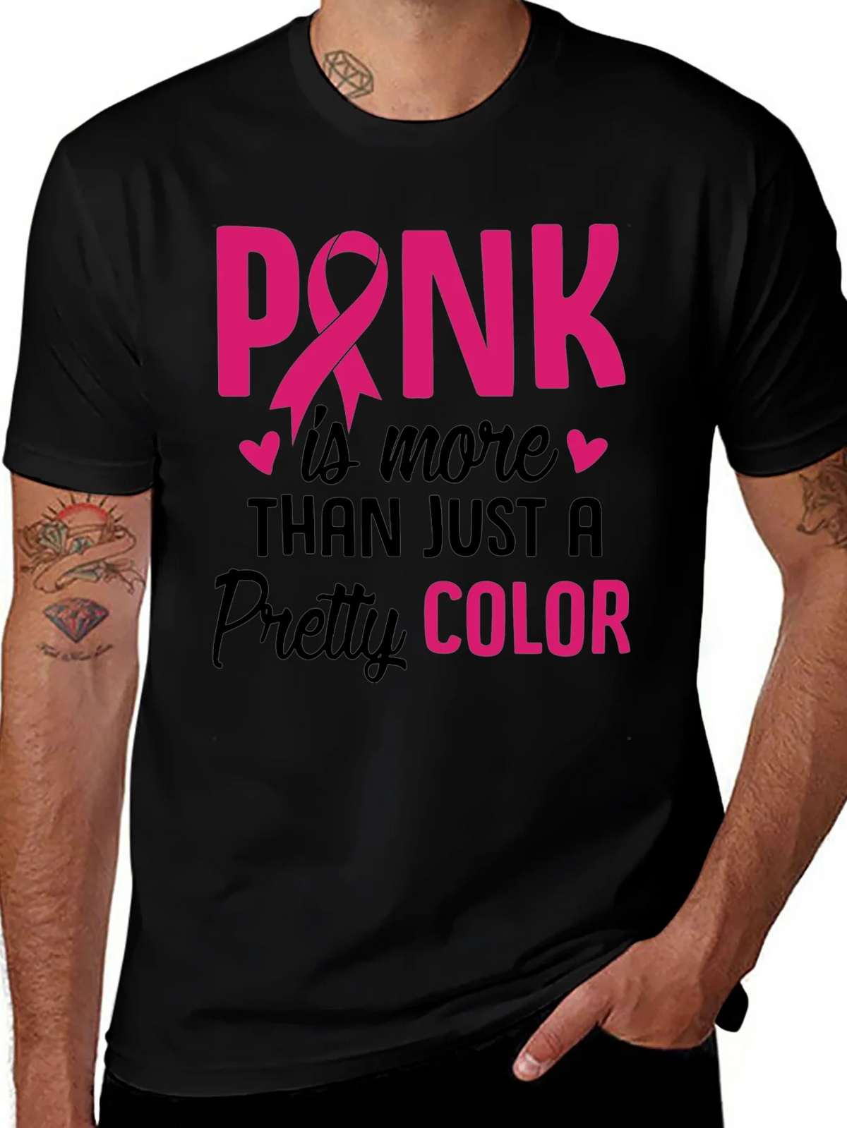 Pink Awareness T-Shirt - More Than Just a Color! product image 1