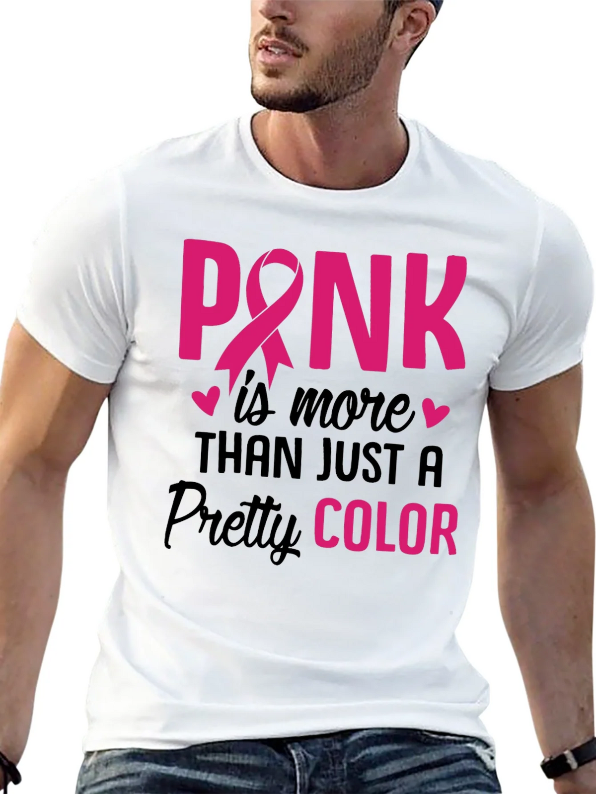 Pink Awareness T-Shirt - More Than Just a Color! product image 12