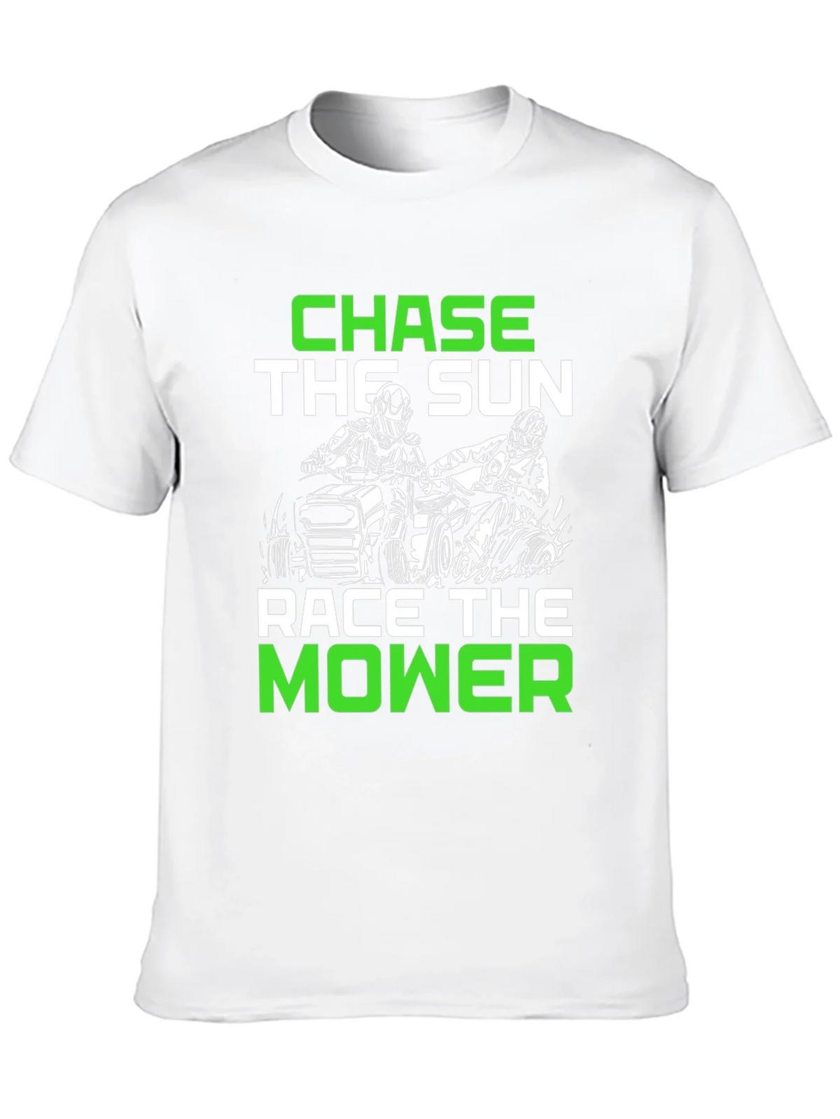 Chase the Sun Race Mower Black T-Shirt product image 9