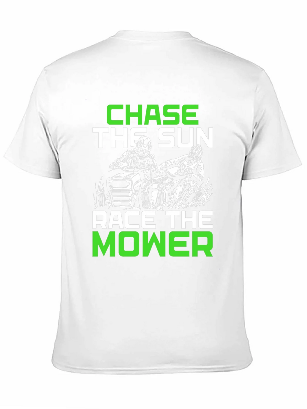 Chase the Sun Race Mower Black T-Shirt product image 10