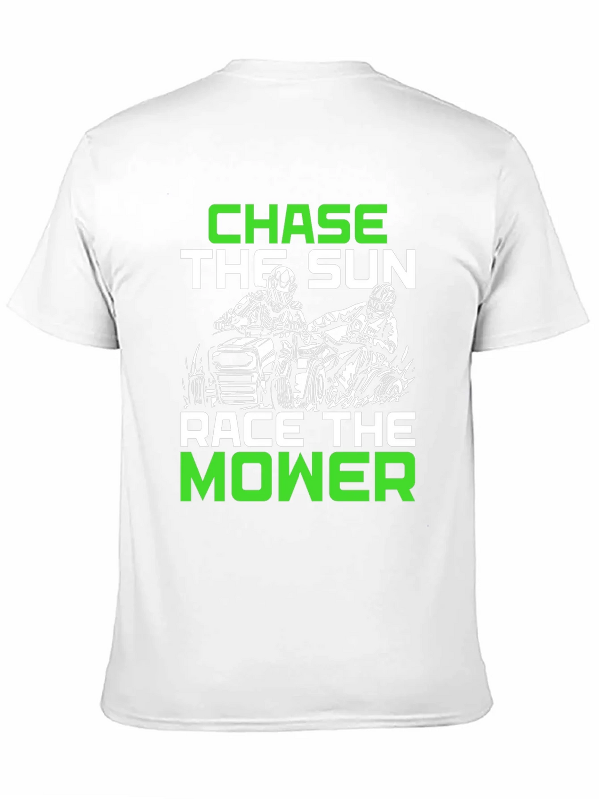 Chase the Sun Race Mower Black T-Shirt product image 10