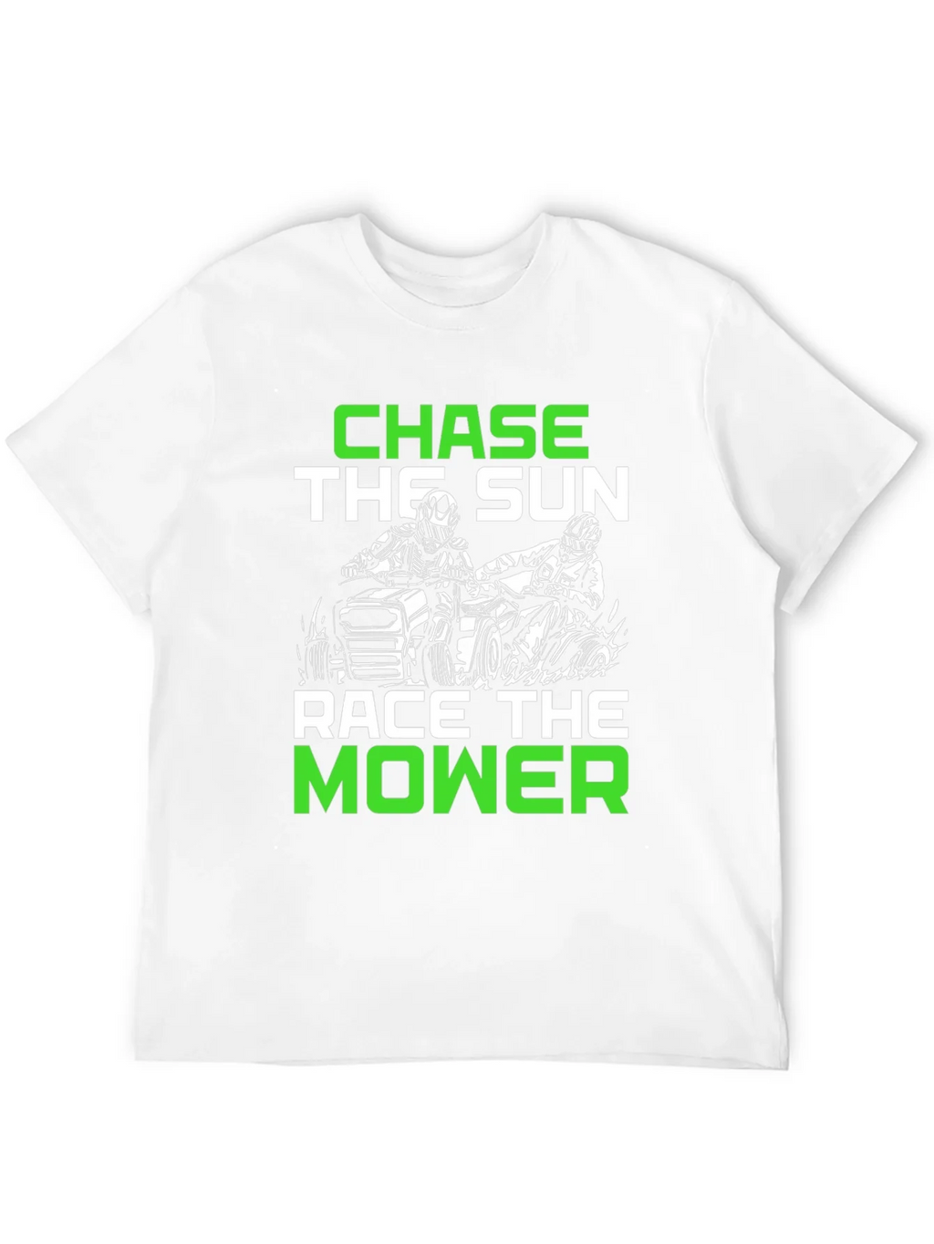 Chase the Sun Race Mower Black T-Shirt product image 11