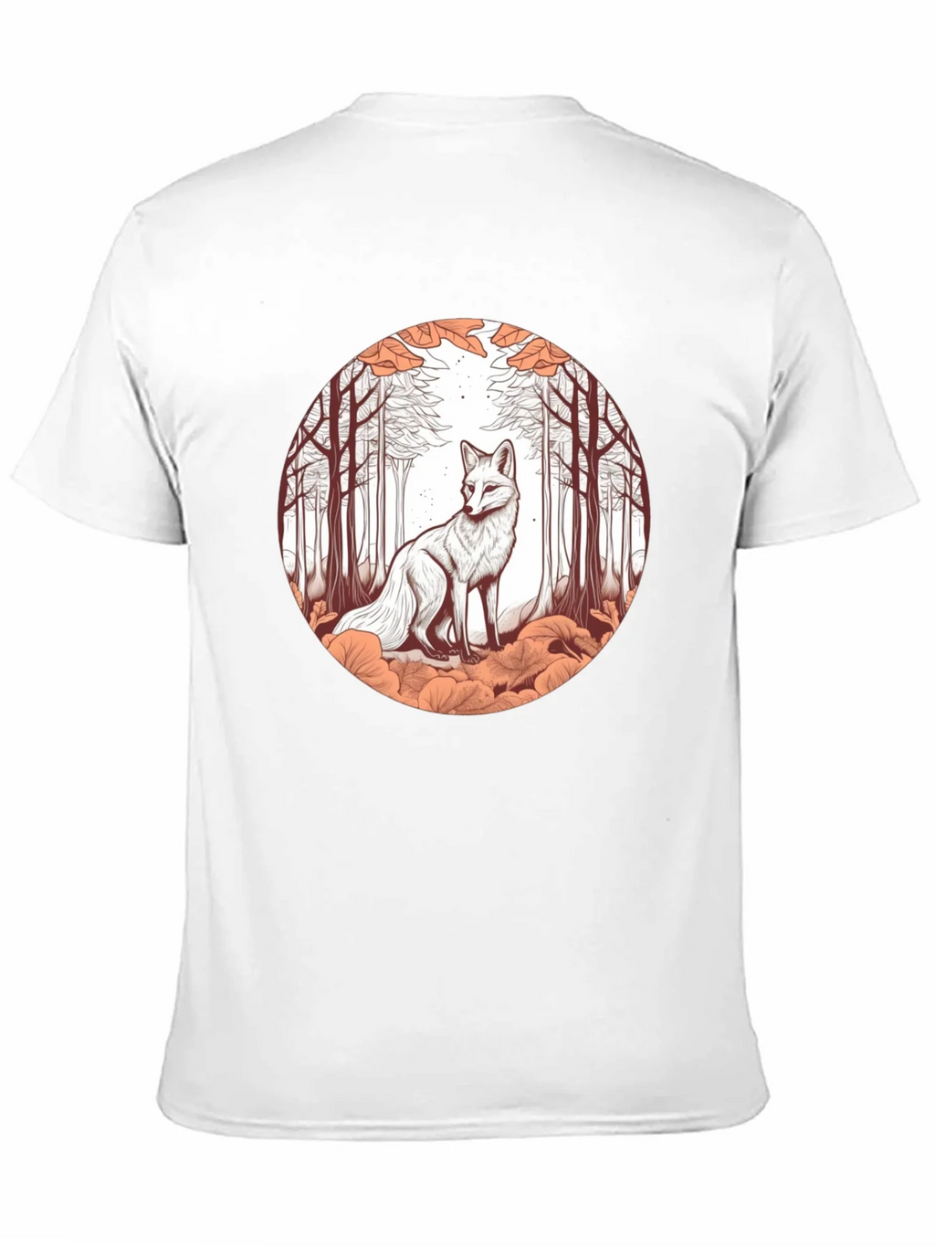 Fox in Forest Graphic Tee - Unique Art T-Shirt product image 10