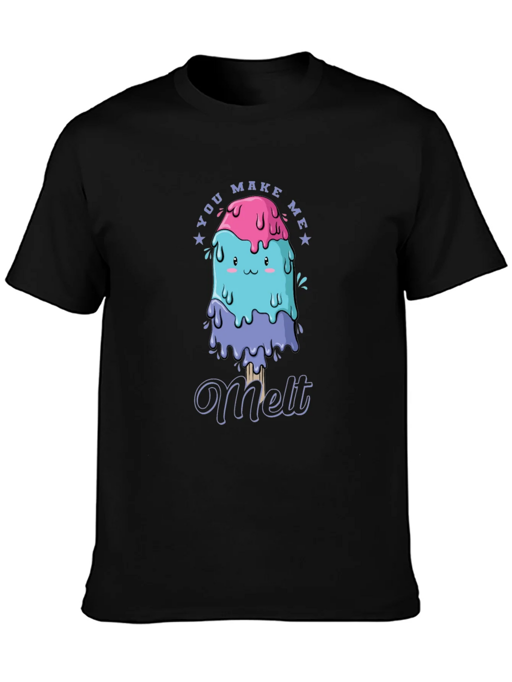 You Make Me Melt T-Shirt Cute Kawaii Ice Cream Tee Mens product image 3