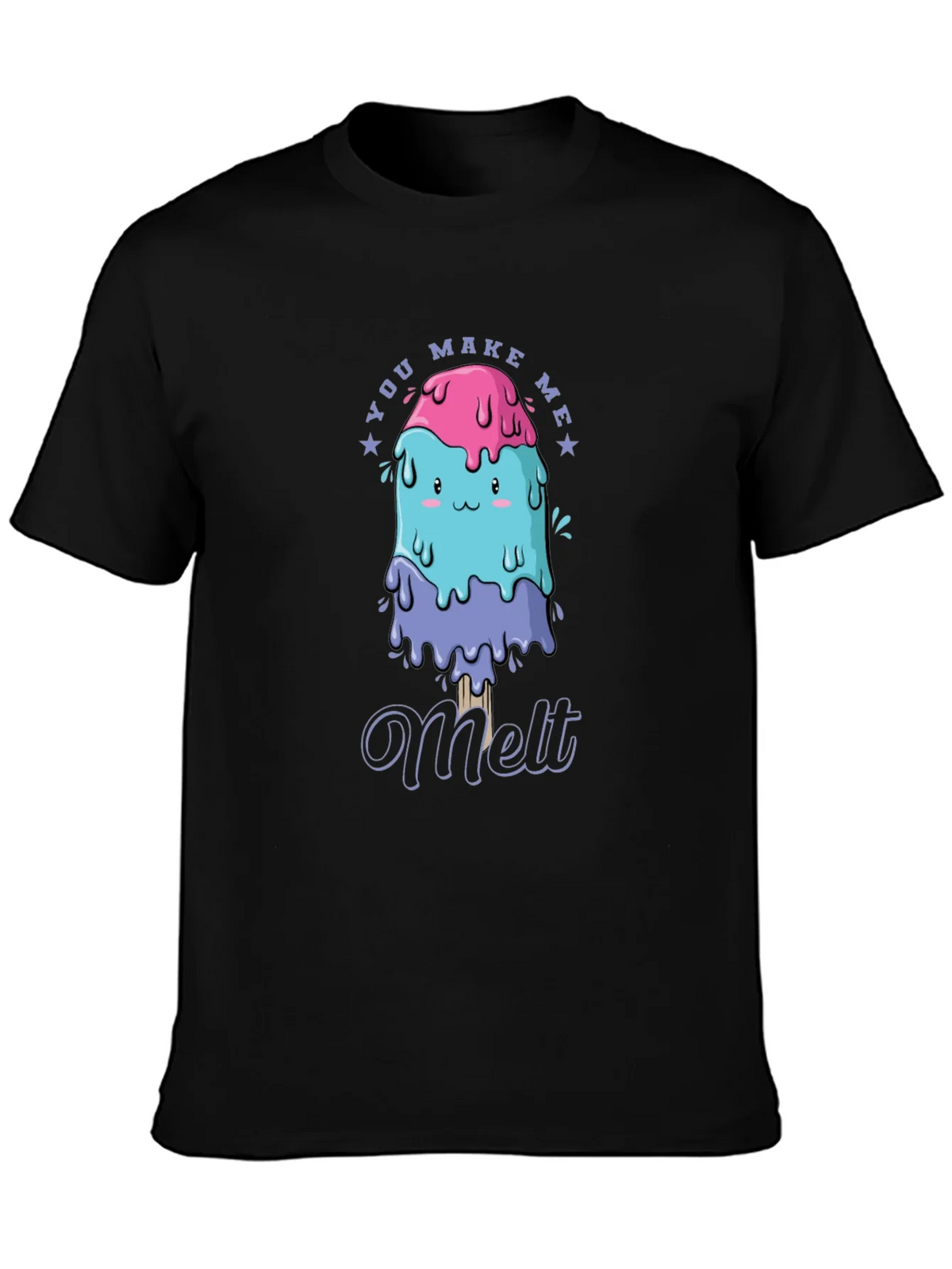 You Make Me Melt T-Shirt Cute Kawaii Ice Cream Tee Mens product image 3