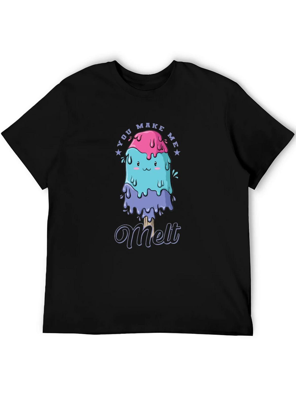 You Make Me Melt T-Shirt Cute Kawaii Ice Cream Tee Mens product image 5