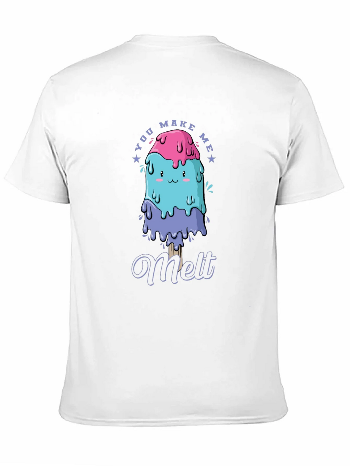 You Make Me Melt T-Shirt Cute Kawaii Ice Cream Tee Mens product image 10