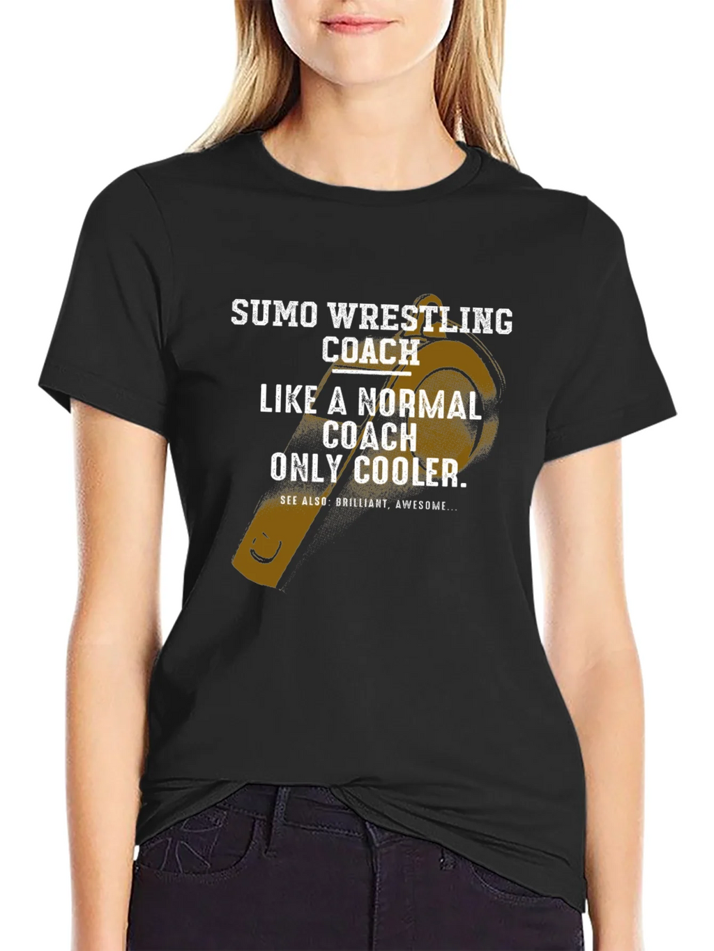 Sumo Wrestling Coach Graphic T-Shirt product image 2