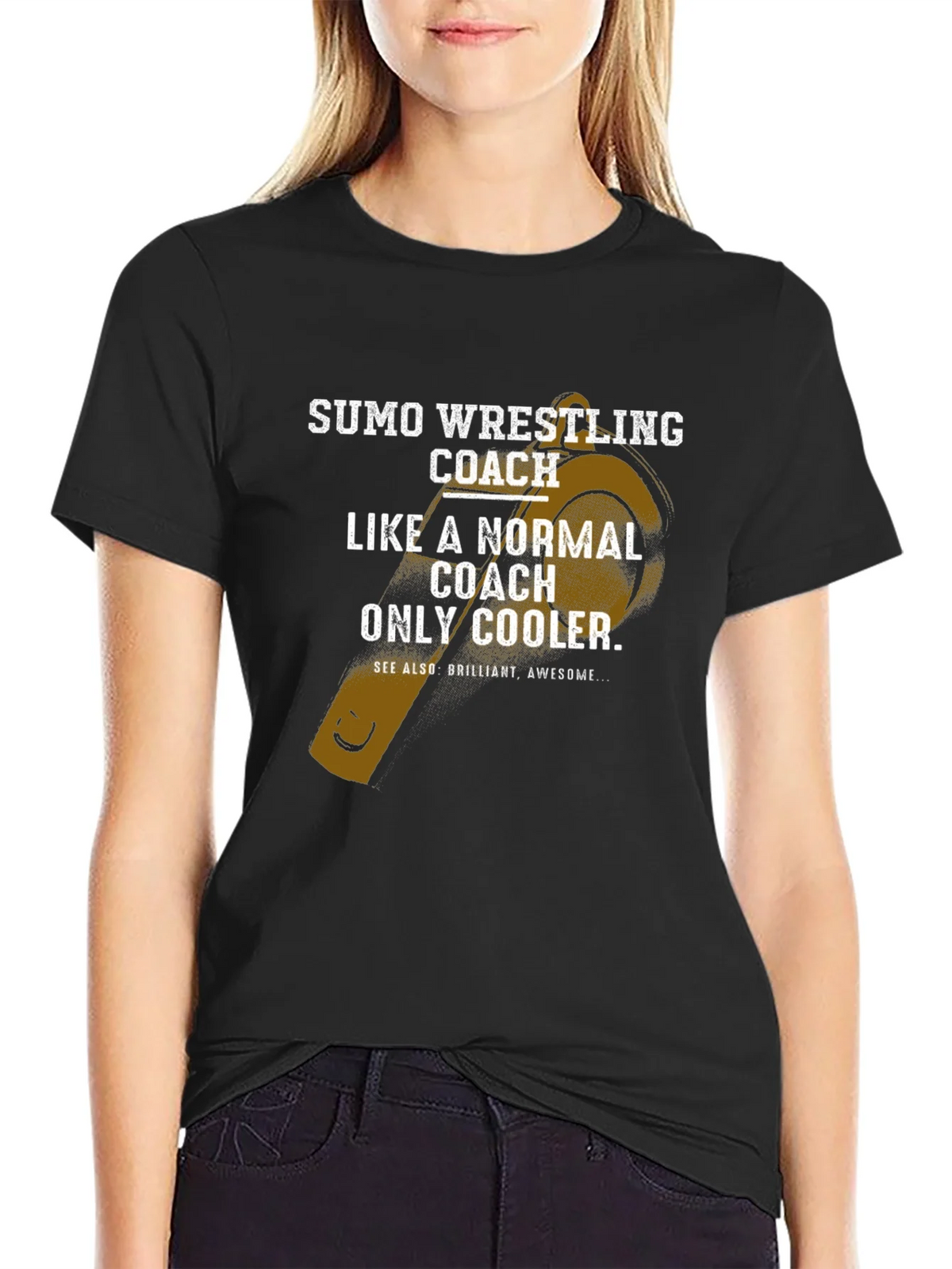 Sumo Wrestling Coach Graphic T-Shirt product image 2