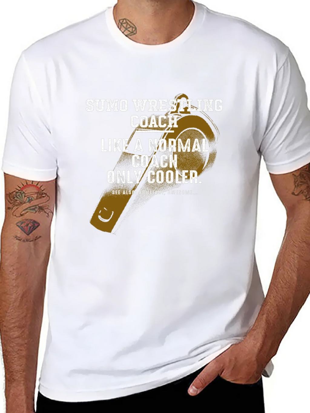 Sumo Wrestling Coach Graphic T-Shirt product image 7