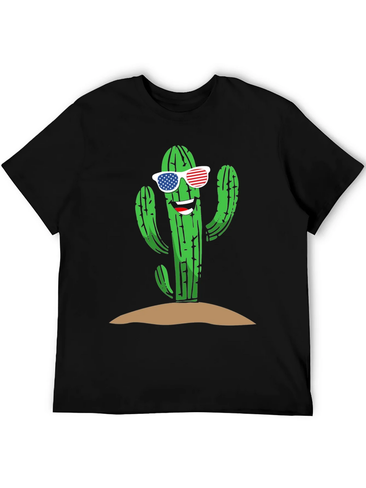Cool Cactus USA Flag Sunglasses Tee product image 5
