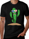 Cool Cactus USA Flag Sunglasses Tee product image 1