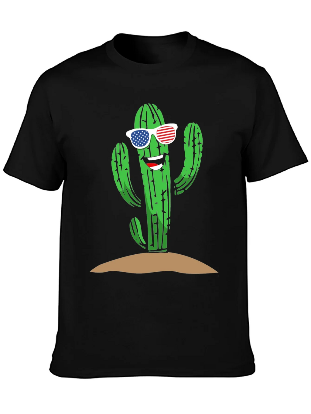 Cool Cactus USA Flag Sunglasses Tee product image 3