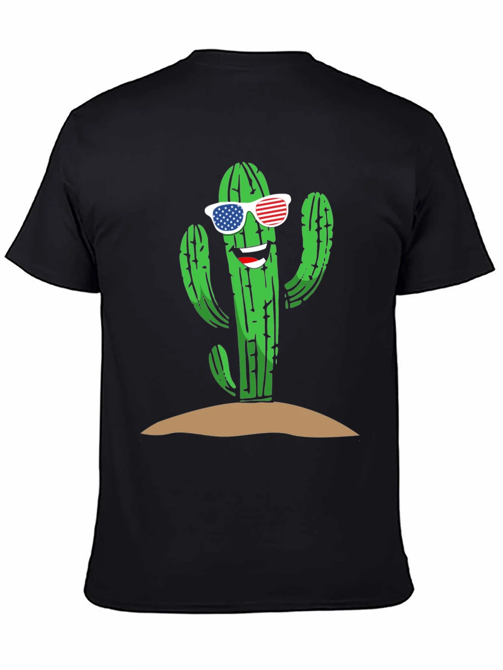 Cool Cactus USA Flag Sunglasses Tee product image 4
