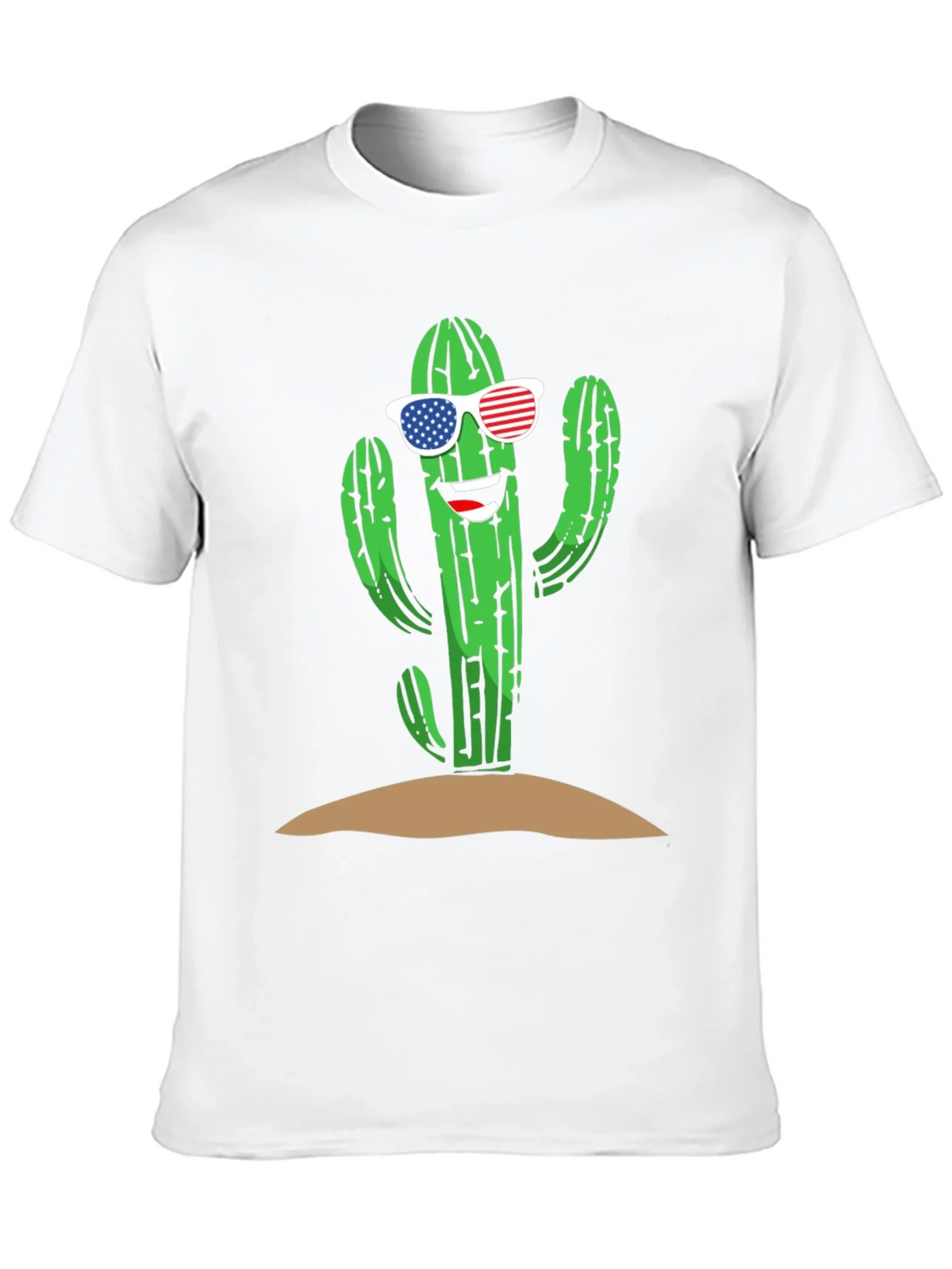 Cool Cactus USA Flag Sunglasses Tee product image 9