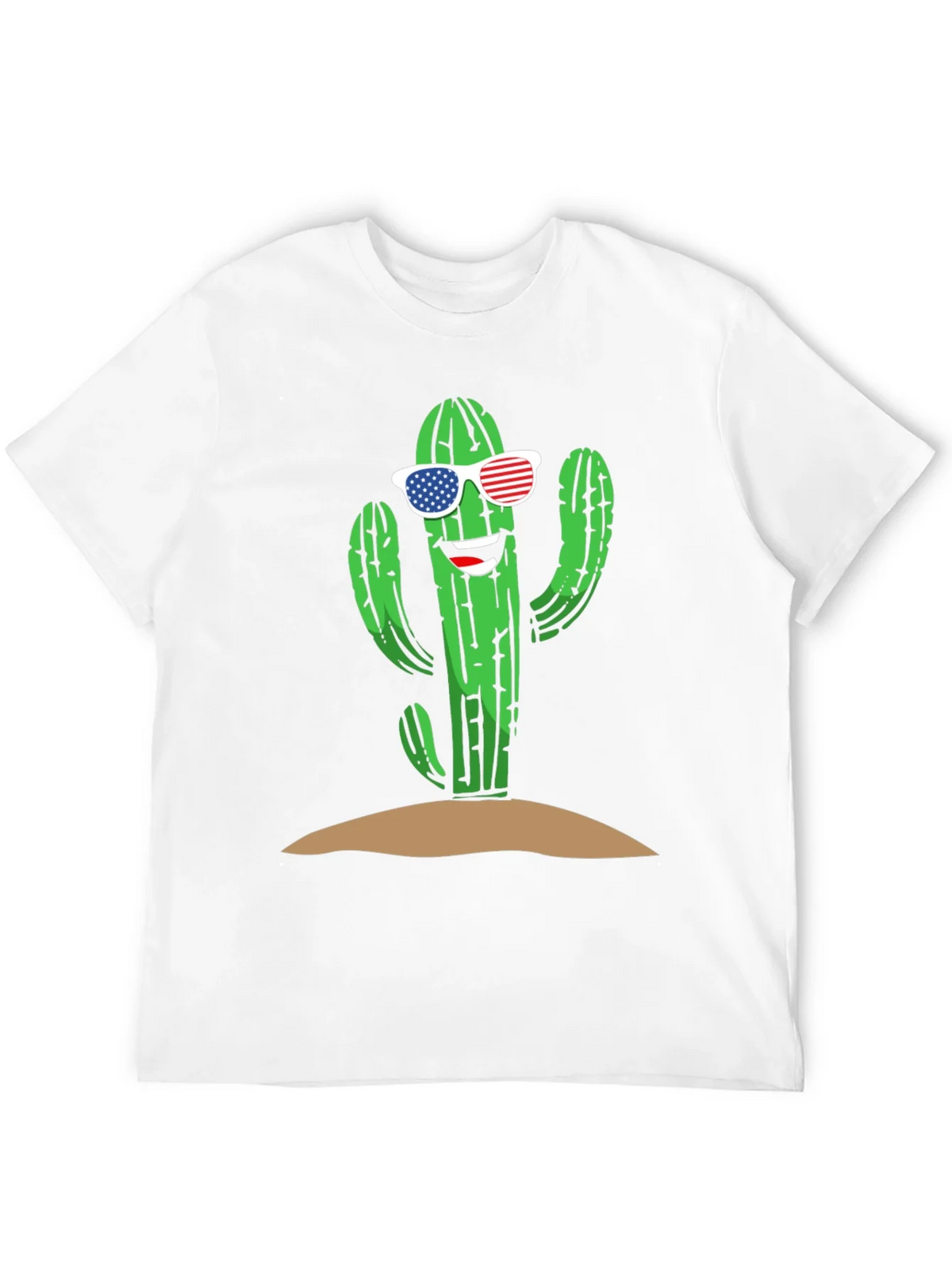 Cool Cactus USA Flag Sunglasses Tee product image 11