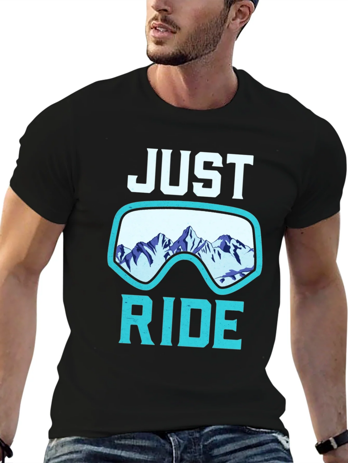 Just Ride Mountain Graphic T-Shirt - Adventure Ready product image 6