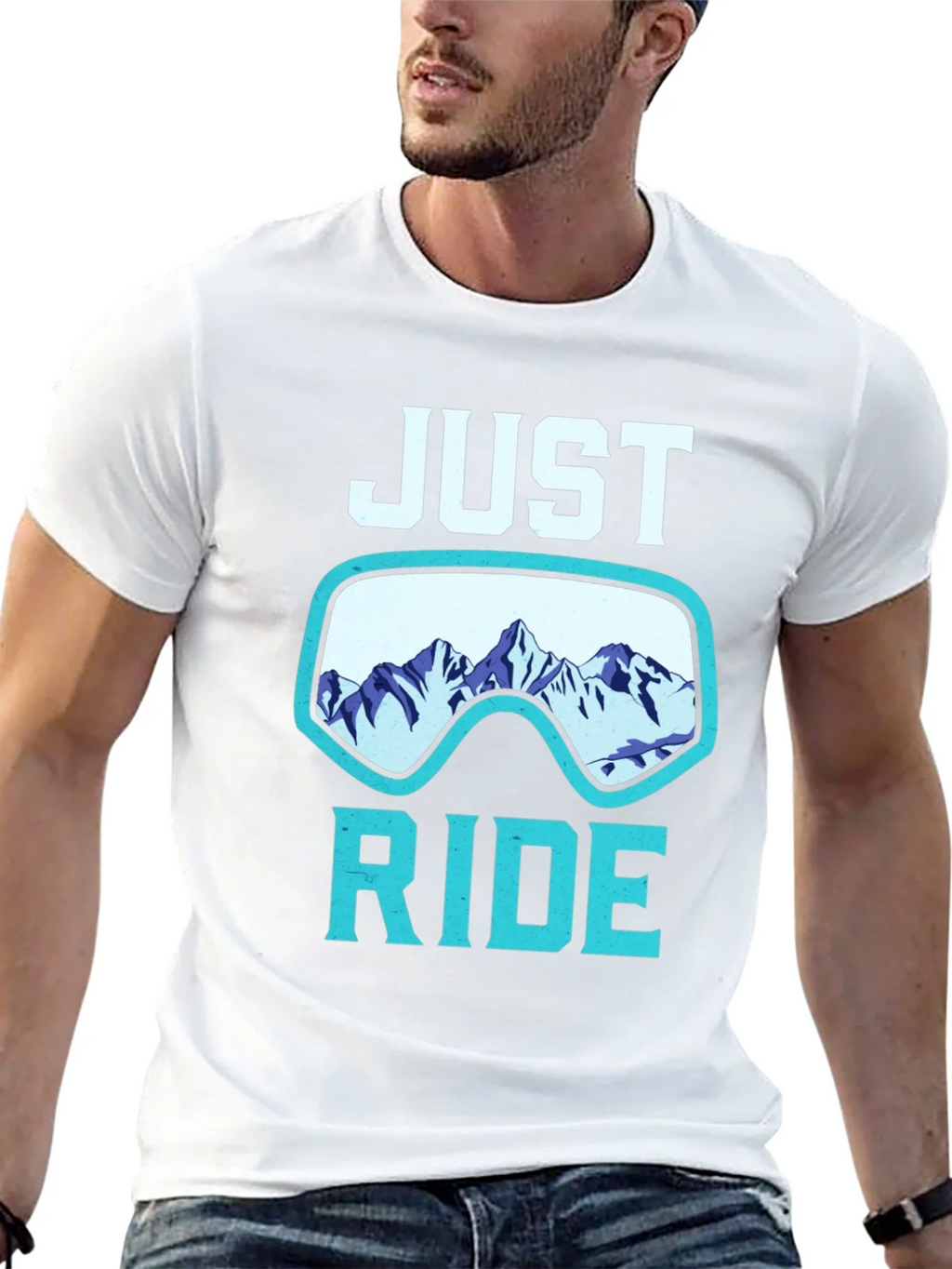 Just Ride Mountain Graphic T-Shirt - Adventure Ready product image 12