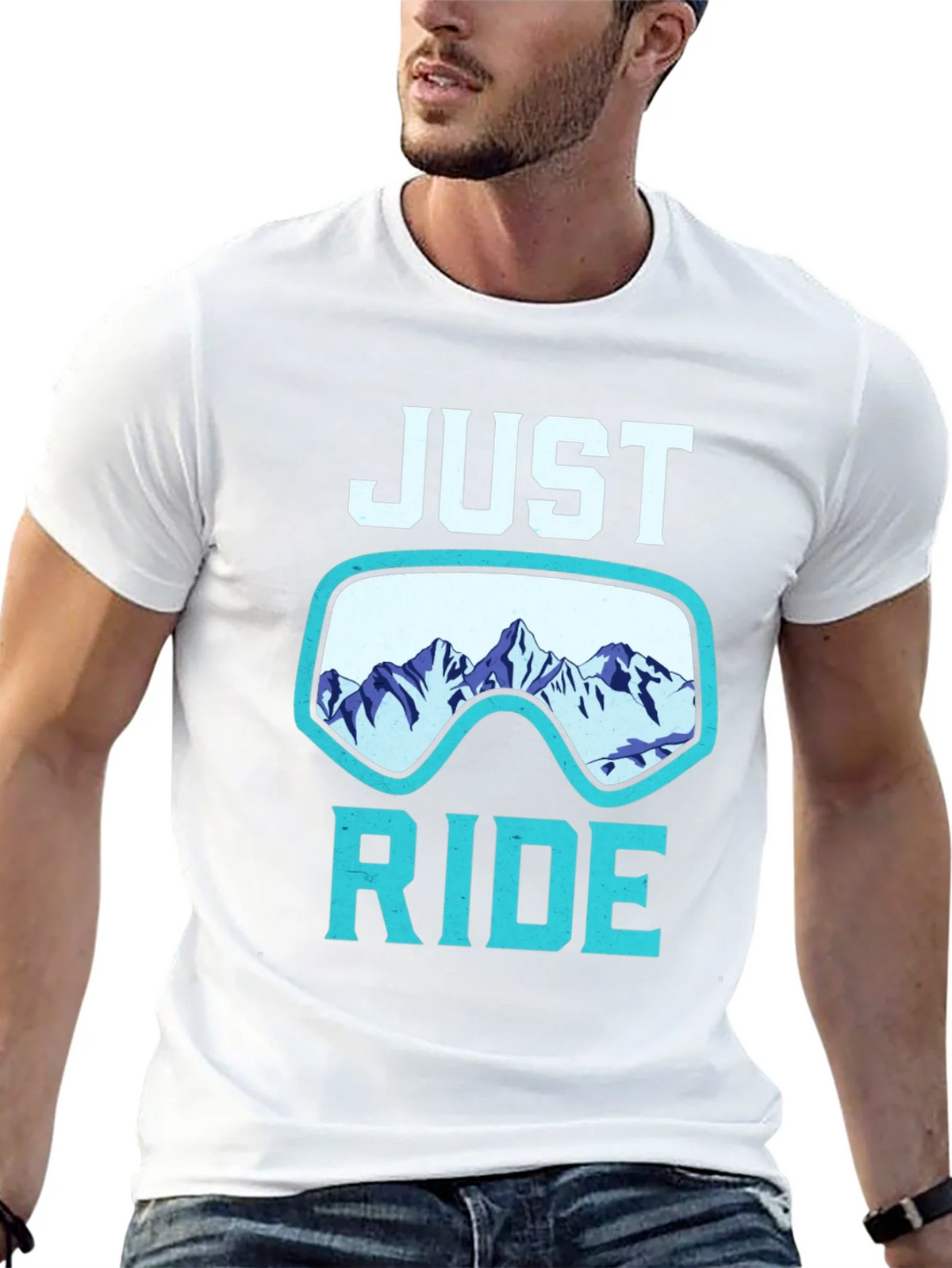 Just Ride Mountain Graphic T-Shirt - Adventure Ready product image 12