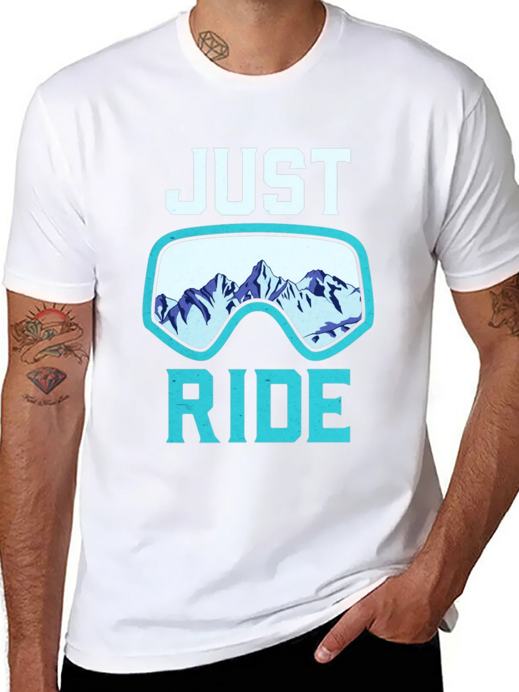 Just Ride Mountain Graphic T-Shirt - Adventure Ready product image 7