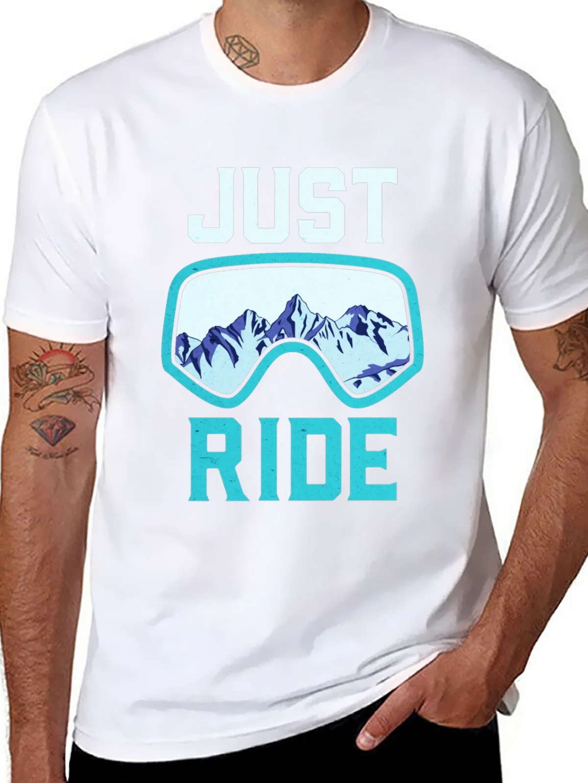 Just Ride Mountain Graphic T-Shirt - Adventure Ready product image 7