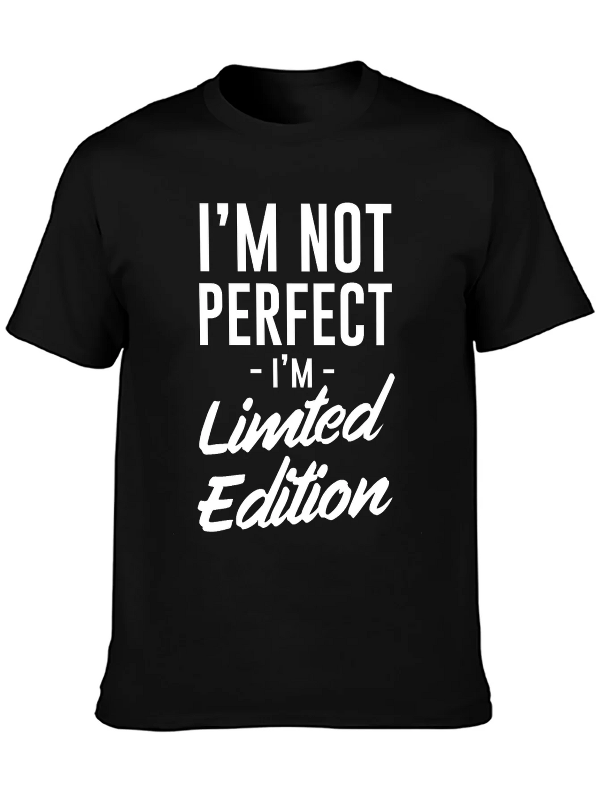 Im Not Perfect Limited Edition Black Tee product image 3