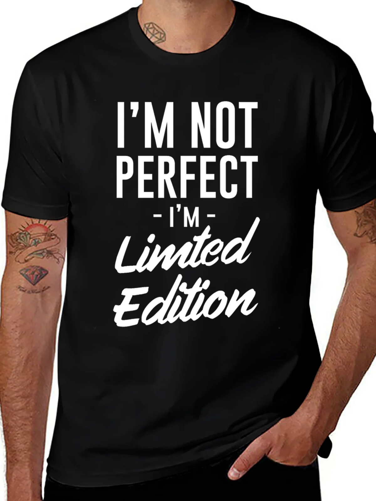 Im Not Perfect Limited Edition Black Tee product image 1