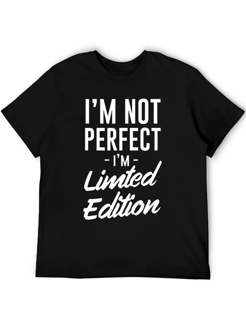 Im Not Perfect Limited Edition Black Tee product image 5