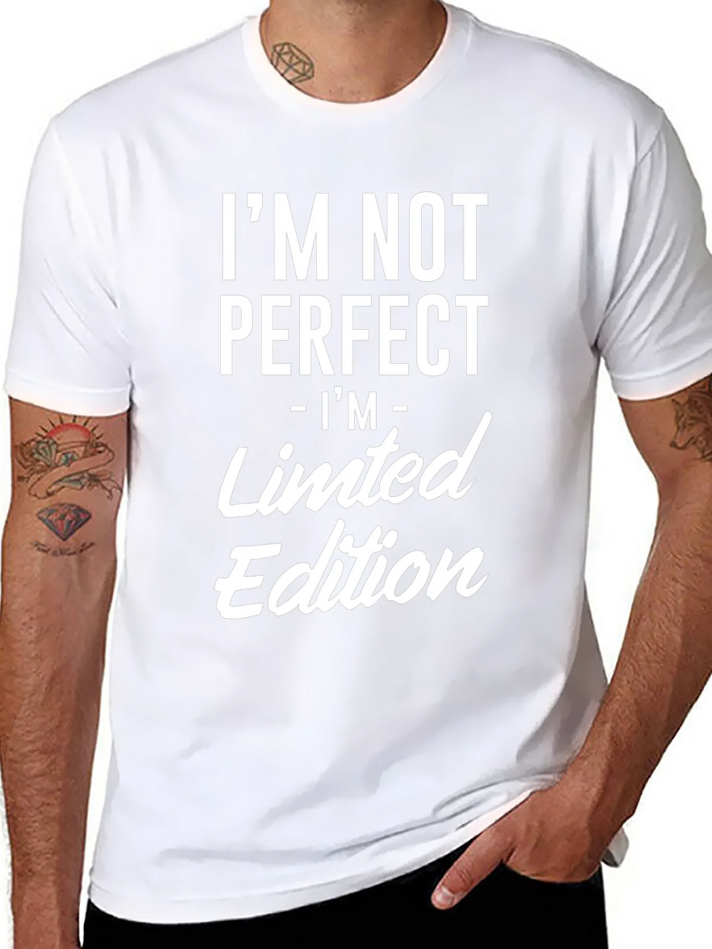 Im Not Perfect Limited Edition Black Tee product image 7