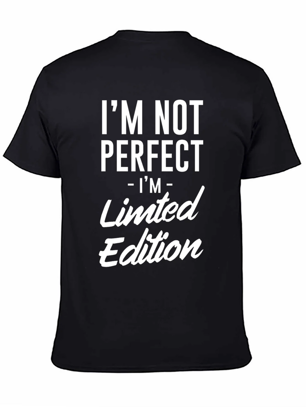 Im Not Perfect Limited Edition Black Tee product image 4