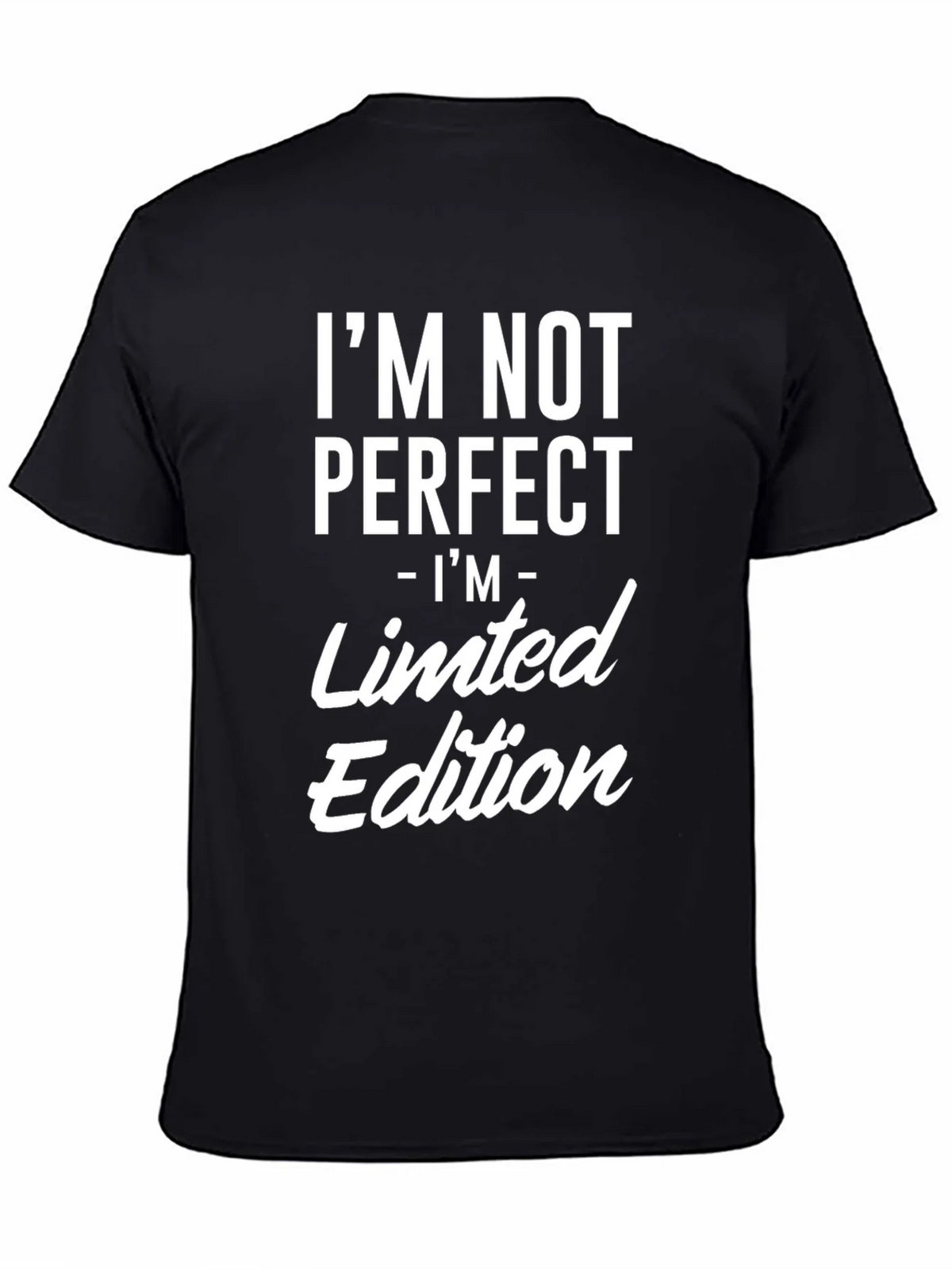 Im Not Perfect Limited Edition Black Tee product image 4