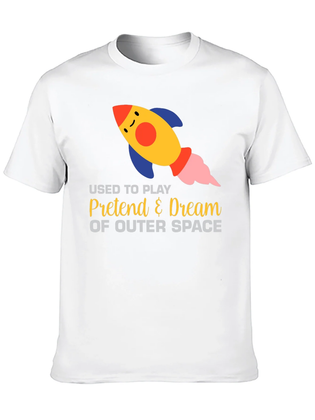 Outer Space Dream T-Shirt - Play Pretend Rocket Design product image 7