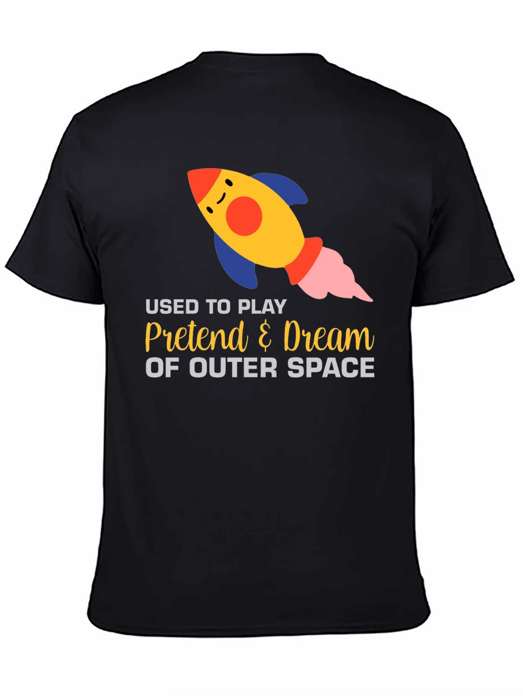 Outer Space Dream T-Shirt - Play Pretend Rocket Design product image 4
