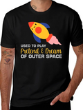 Outer Space Dream T-Shirt - Play Pretend Rocket Design product image 1