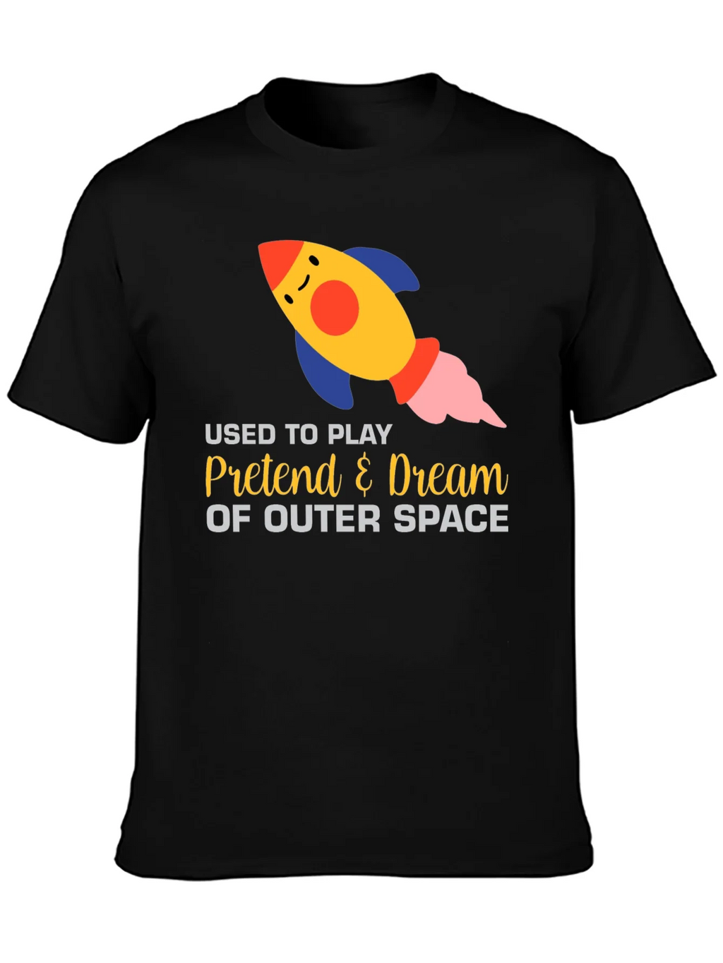 Outer Space Dream T-Shirt - Play Pretend Rocket Design product image 3