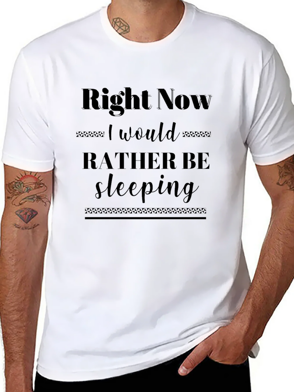 Right Now I Would Rather Be Sleeping T-Shirt product image 7