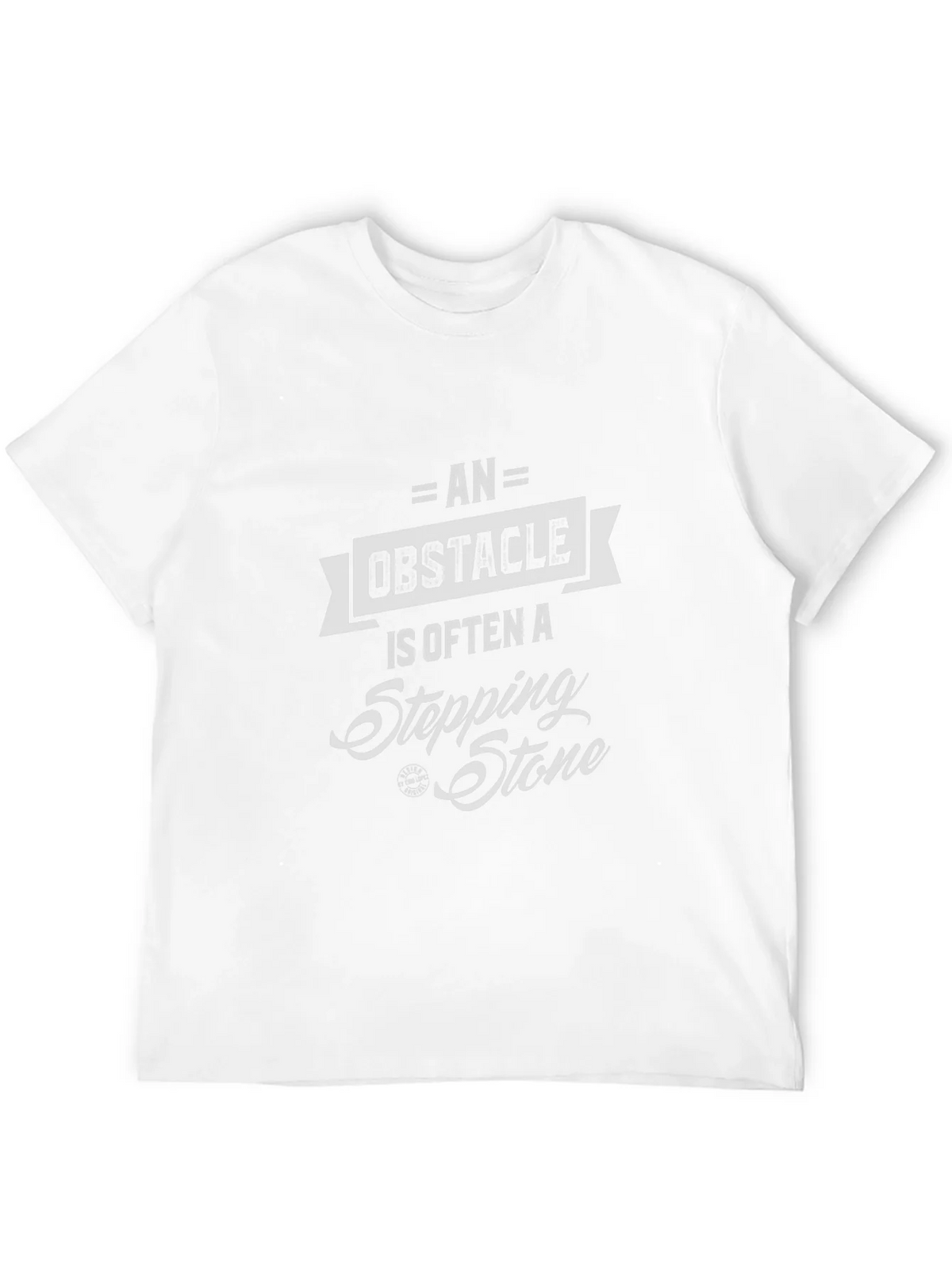 Obstacle Stepping Stone Graphic Tee - Motivational Design product image 11