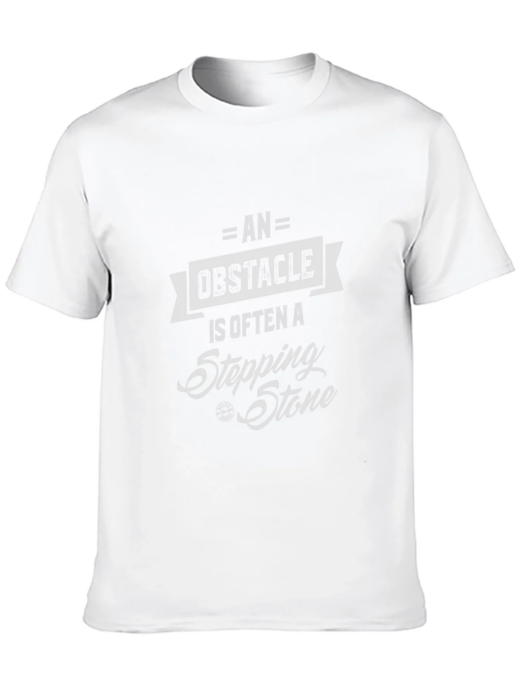Obstacle Stepping Stone Graphic Tee - Motivational Design product image 9