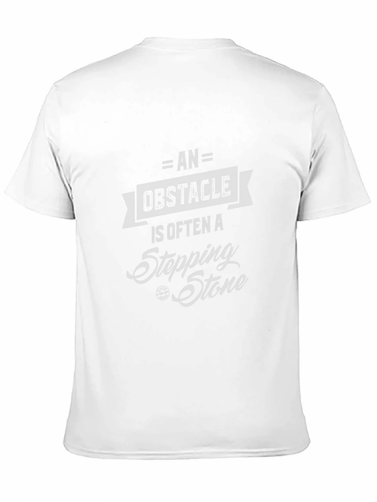 Obstacle Stepping Stone Graphic Tee - Motivational Design product image 10