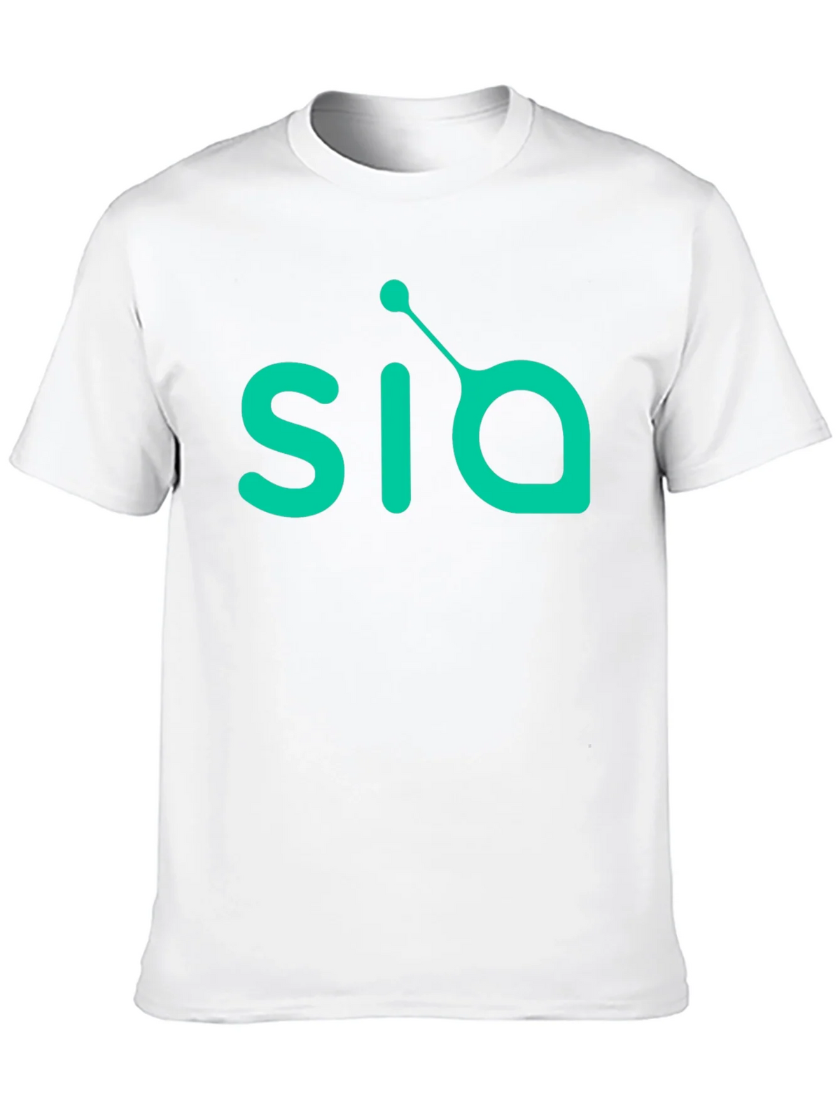 Mens Black T-Shirt with Green SIA Logo product image 9