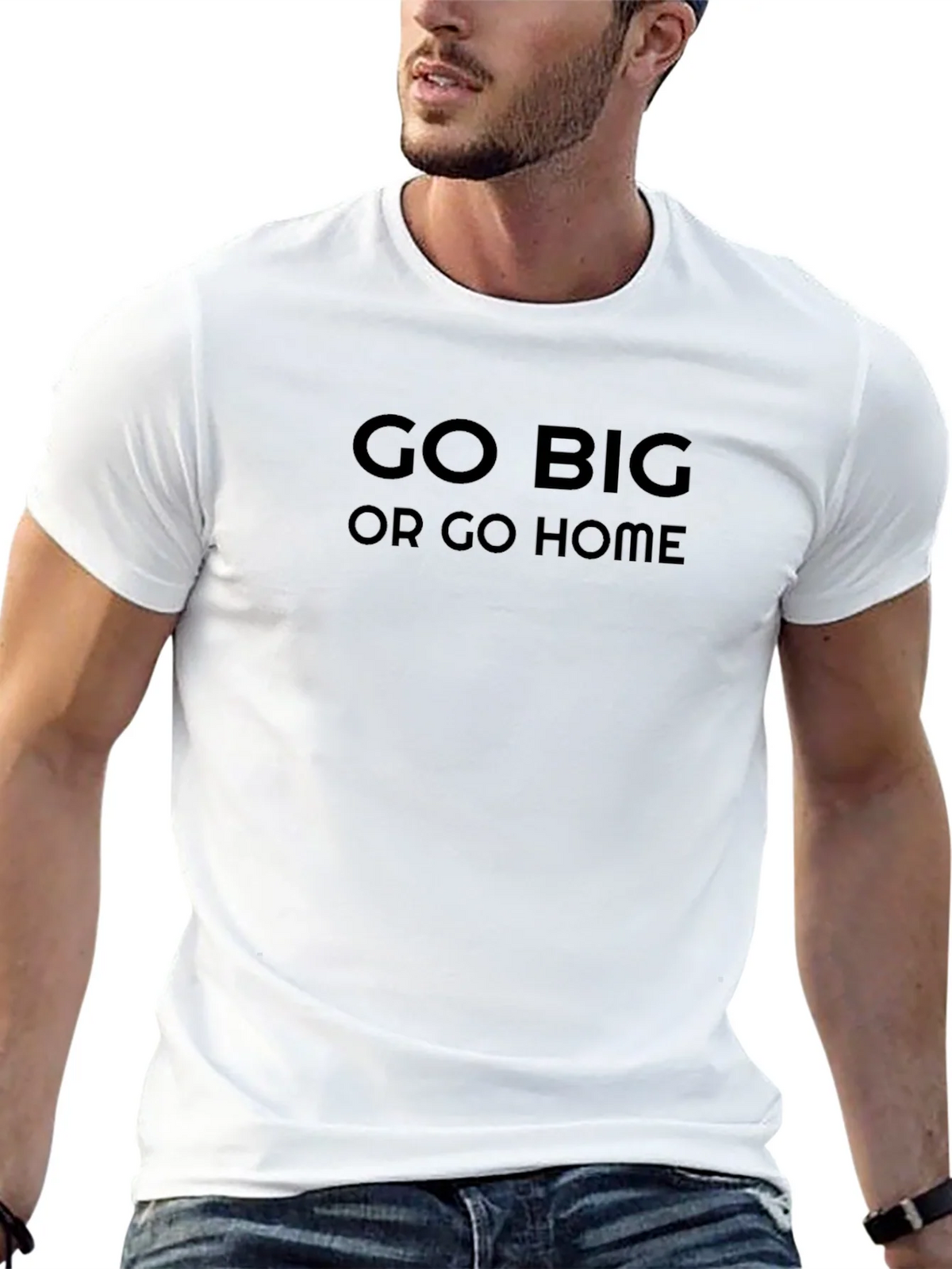 Go Big Or Go Home Black T-Shirt product image 12