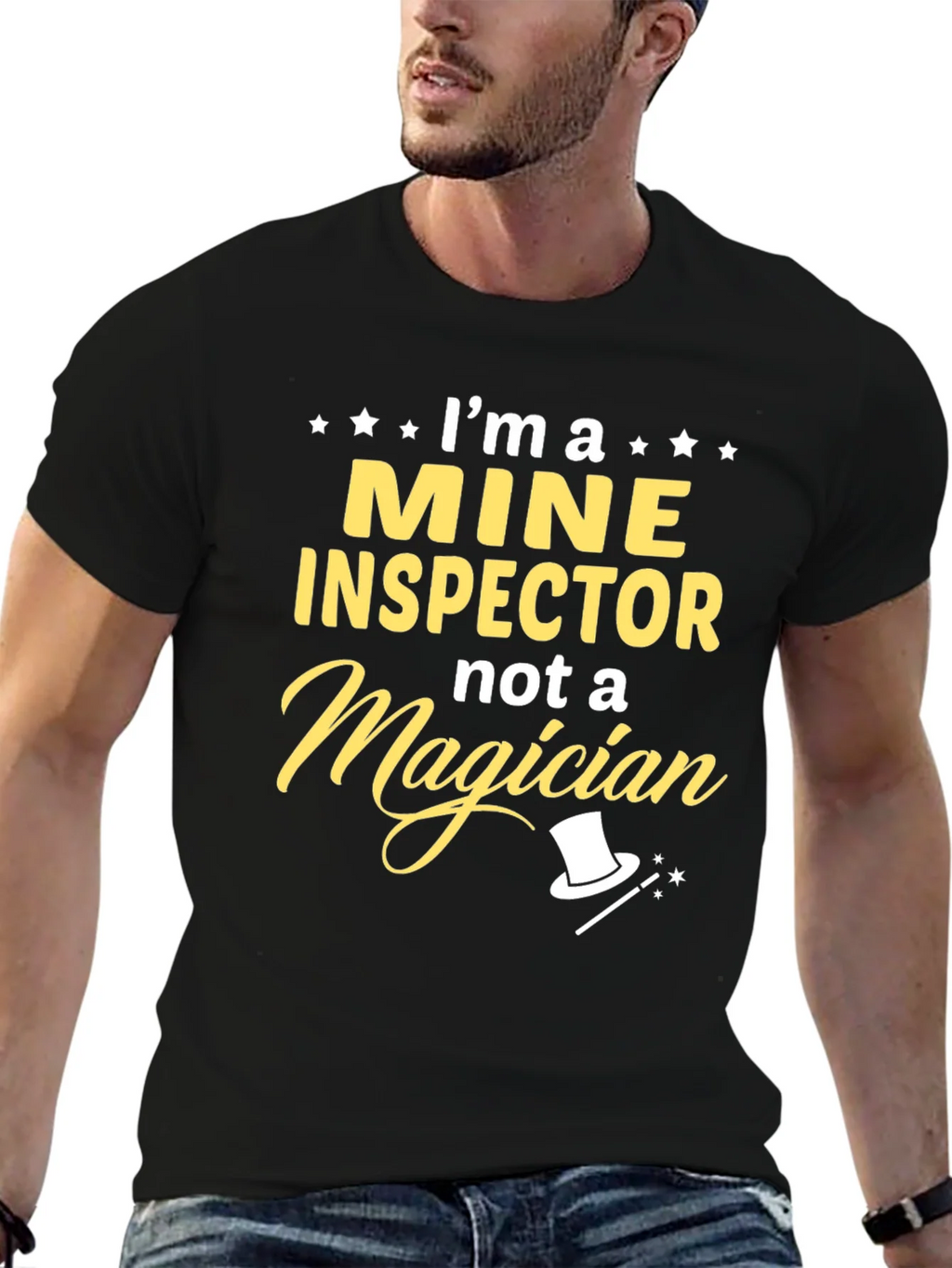 Mine Inspector T-Shirt: Not a Magician Funny Gift product image 6