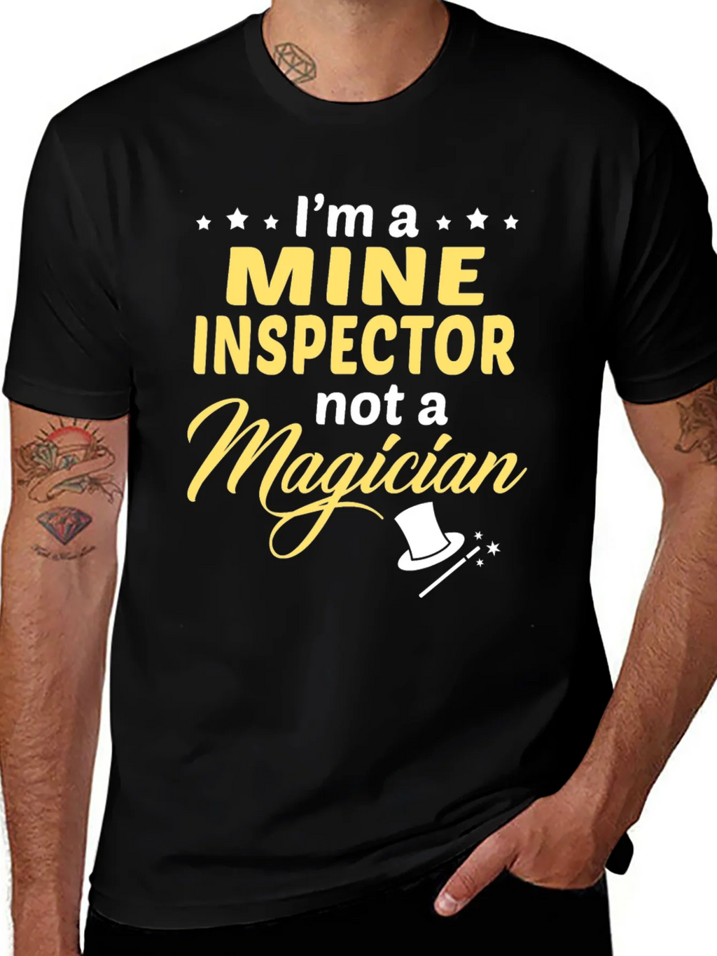 Mine Inspector T-Shirt: Not a Magician Funny Gift product image 1