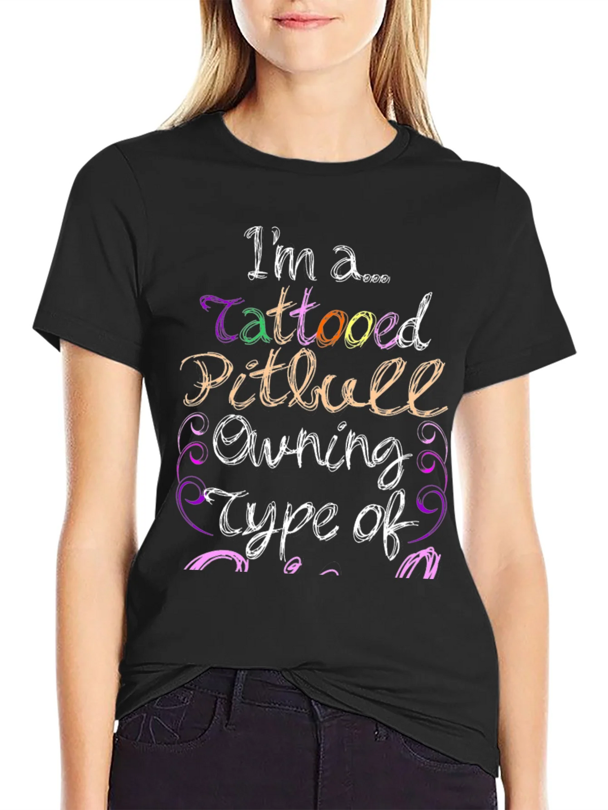 Tattooed Pitbull Owning Type T-Shirt product image 2