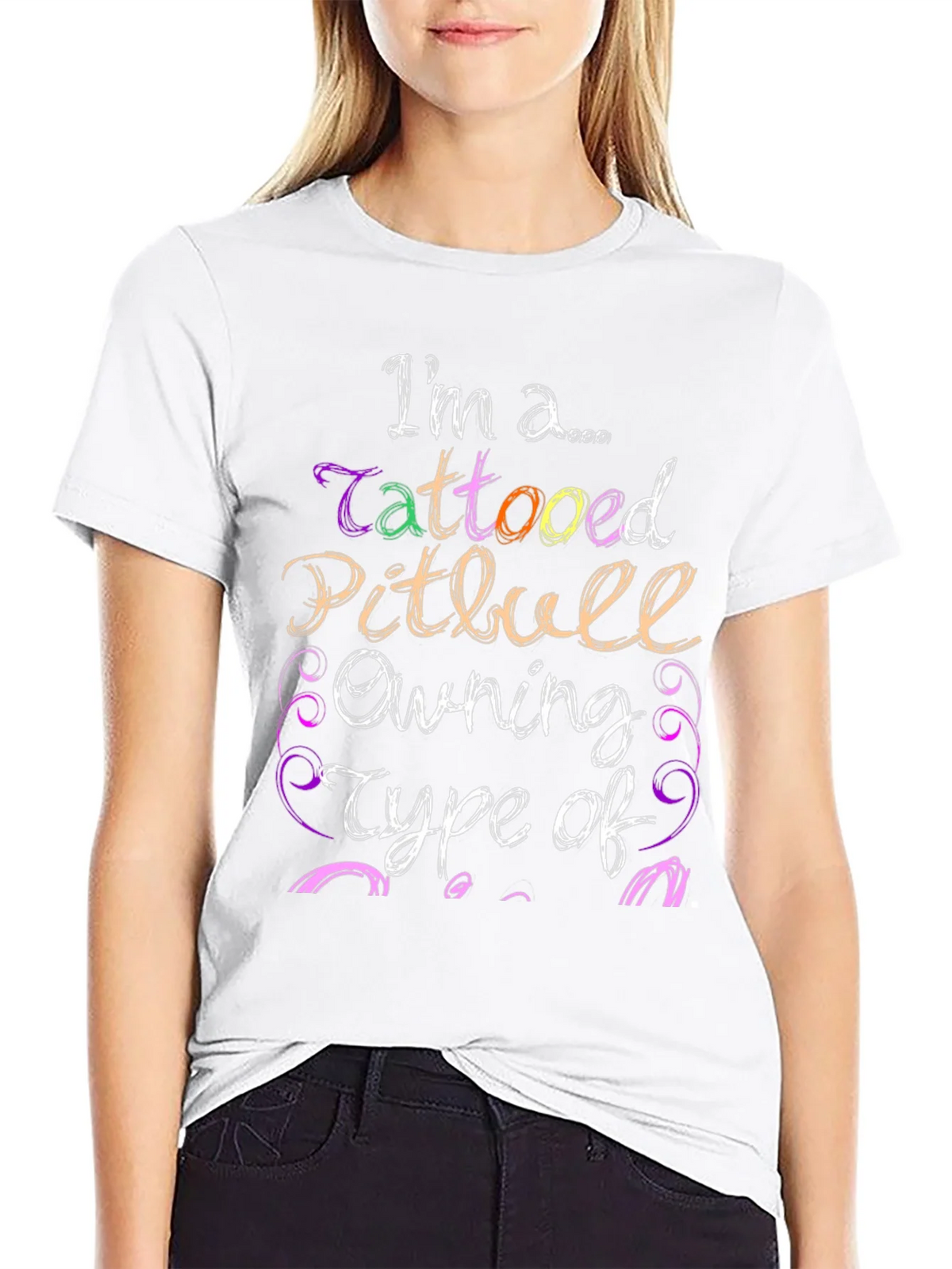 Tattooed Pitbull Owning Type T-Shirt product image 8
