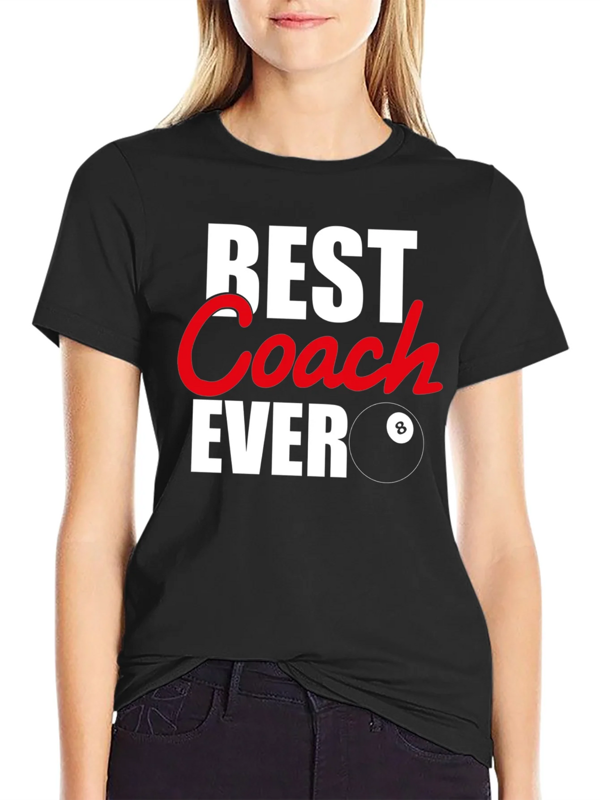 Best Coach Ever Graphic T-Shirt - Pool Billiards product image 2